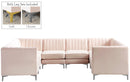 Alina Pink Velvet Modular Sectional - Town Of Bargains Furniture - NY