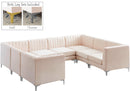 Alina Pink Velvet Modular Sectional - Town Of Bargains Furniture - NY