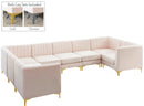Alina Pink Velvet Modular Sectional - Town Of Bargains Furniture - NY