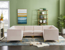 Alina Pink Velvet Modular Sectional - Town Of Bargains Furniture - NY