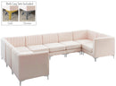 Alina Pink Velvet Modular Sectional - Town Of Bargains Furniture - NY