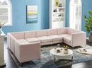 Alina Pink Velvet Modular Sectional - Town Of Bargains Furniture - NY