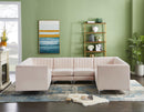 Alina Pink Velvet Modular Sectional - Town Of Bargains Furniture - NY