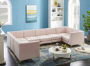 Alina Pink Velvet Modular Sectional - Town Of Bargains Furniture - NY