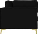 Julia Black Velvet Modular Sofa - Town Of Bargains Furniture - NY