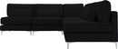 Julia Black Velvet Modular Sectional (5 Boxes) - Town Of Bargains Furniture - NY