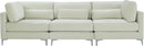 Julia Cream Velvet Modular Sofa (3 Boxes) - Town Of Bargains Furniture - NY