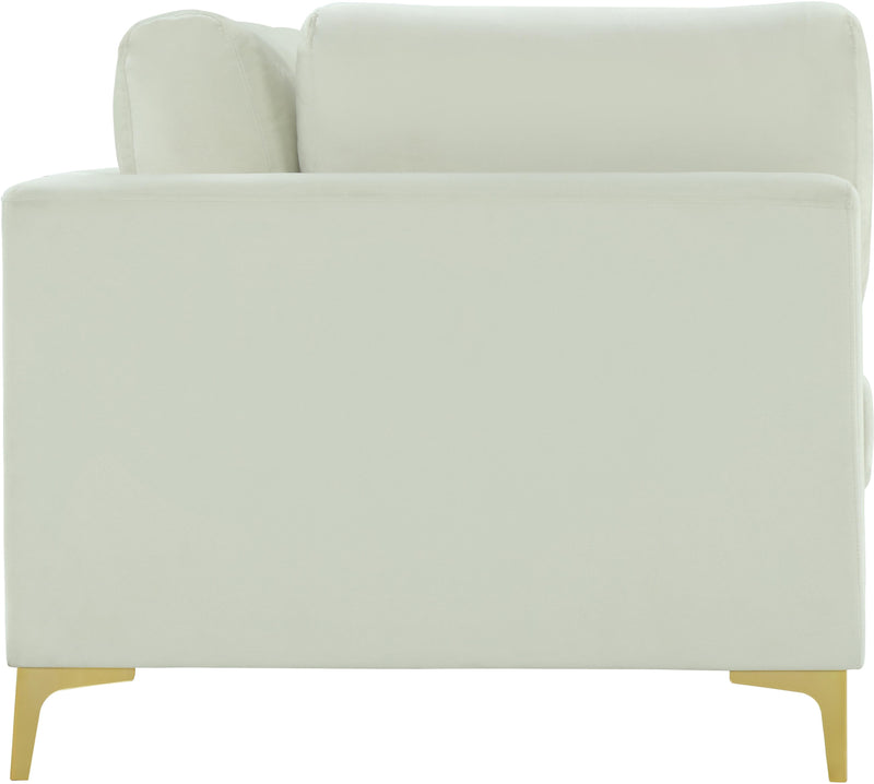 Julia Cream Velvet Modular Sofa (4 Boxes) - Town Of Bargains Furniture - NY