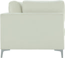 Julia Cream Velvet Modular Sofa (3 Boxes) - Town Of Bargains Furniture - NY