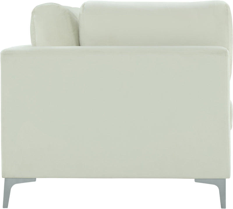 Julia Cream Velvet Modular Sofa (4 Boxes) - Town Of Bargains Furniture - NY