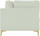 Julia Cream Velvet Modular Sofa - Town Of Bargains Furniture - NY