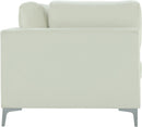 Julia Cream Velvet Modular Sofa - Town Of Bargains Furniture - NY