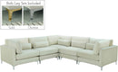 Julia Cream Velvet Modular Sectional (5 Boxes) - Town Of Bargains Furniture - NY