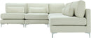 Julia Cream Velvet Modular Sectional (5 Boxes) - Town Of Bargains Furniture - NY