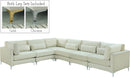 Julia Cream Velvet Modular Sectional (6 Boxes) - Town Of Bargains Furniture - NY