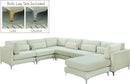 Julia Cream Velvet Modular Sectional (7 Boxes) - Town Of Bargains Furniture - NY