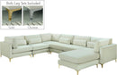 Julia Cream Velvet Modular Sectional (7 Boxes) - Town Of Bargains Furniture - NY