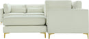 Julia Cream Velvet Modular Sectional (7 Boxes) - Town Of Bargains Furniture - NY