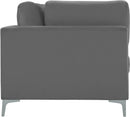 Julia Grey Velvet Modular Sofa - Town Of Bargains Furniture - NY
