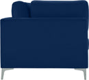 Julia Navy Velvet Modular Sofa (3 Boxes) - Town Of Bargains Furniture - NY