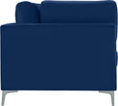 Julia Navy Velvet Modular Sofa - Town Of Bargains Furniture - NY