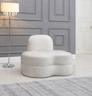 Mitzy Cream Velvet Chair - Town Of Bargains Furniture - NY