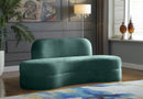 Mitzy Mint Velvet Sofa - Town Of Bargains Furniture - NY