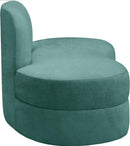 Mitzy Mint Velvet Loveseat - Town Of Bargains Furniture - NY