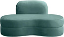 Mitzy Mint Velvet Loveseat - Town Of Bargains Furniture - NY