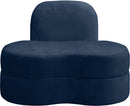 Mitzy Navy Velvet Chair - Town Of Bargains Furniture - NY