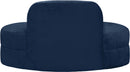 Mitzy Navy Velvet Loveseat - Town Of Bargains Furniture - NY