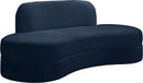 Mitzy Navy Velvet Sofa - Town Of Bargains Furniture - NY