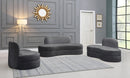 Mitzy Grey Velvet Sofa - Town Of Bargains Furniture - NY
