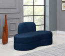 Mitzy Navy Velvet Loveseat - Town Of Bargains Furniture - NY