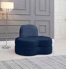 Mitzy Navy Velvet Chair - Town Of Bargains Furniture - NY