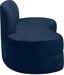 Mitzy Navy Velvet Sofa - Town Of Bargains Furniture - NY