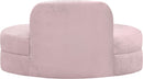 Mitzy Pink Velvet Loveseat - Town Of Bargains Furniture - NY