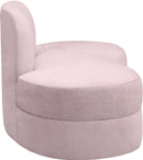 Mitzy Pink Velvet Loveseat - Town Of Bargains Furniture - NY