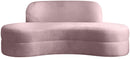Mitzy Pink Velvet Sofa - Town Of Bargains Furniture - NY