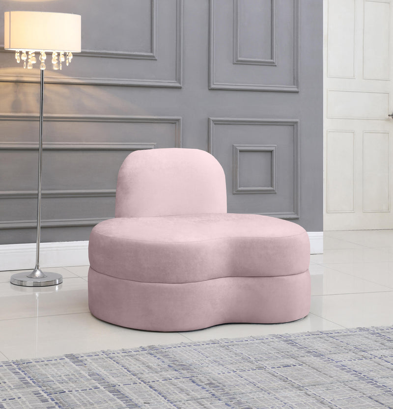 Mitzy Pink Velvet Chair