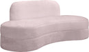 Mitzy Pink Velvet Sofa - Town Of Bargains Furniture - NY