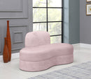 Mitzy Pink Velvet Loveseat - Town Of Bargains Furniture - NY