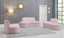 Mitzy Pink Velvet Sofa - Town Of Bargains Furniture - NY