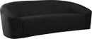 Riley Black Velvet Sofa - Town Of Bargains Furniture - NY