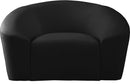 Riley Black Velvet Chair - Town Of Bargains Furniture - NY