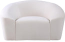 Riley Cream Velvet Chair - Town Of Bargains Furniture - NY