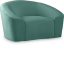 Riley Mint Velvet Chair - Town Of Bargains Furniture - NY