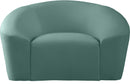 Riley Mint Velvet Chair - Town Of Bargains Furniture - NY