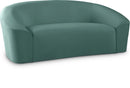 Riley Mint Velvet Loveseat - Town Of Bargains Furniture - NY