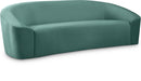 Riley Mint Velvet Sofa - Town Of Bargains Furniture - NY